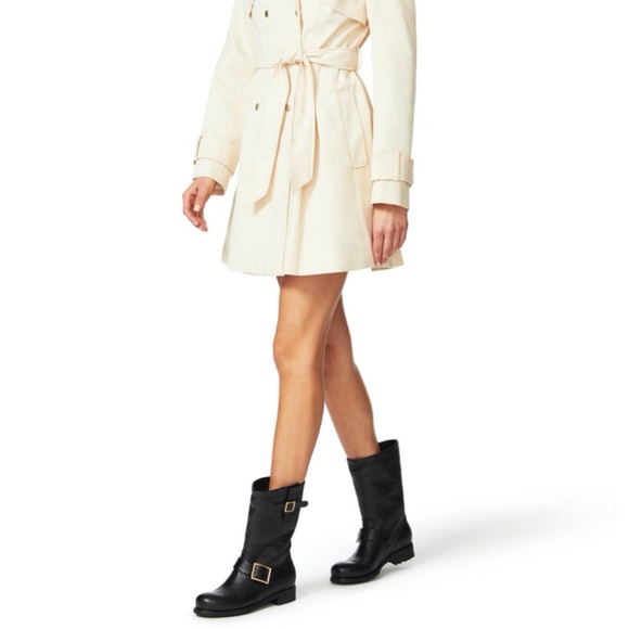 JIMMY CHOO Leather Biker Boots